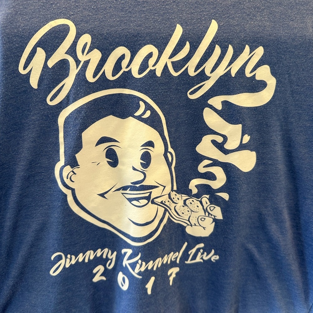 Jimmy Kimmel T shirt
Brooklyn with Howard Stern as guest